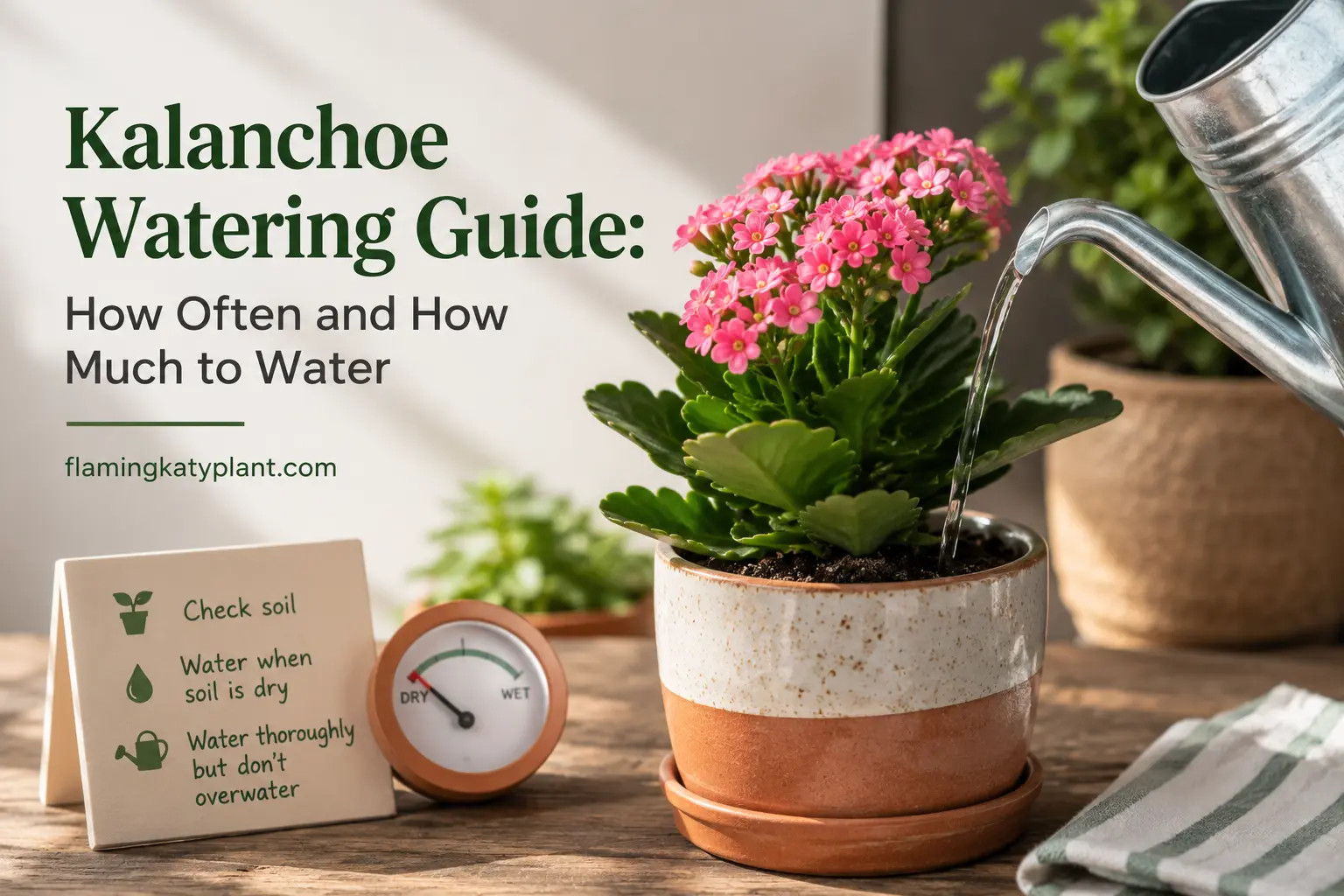 Kalanchoe Watering Guide: How Often and How Much to Water